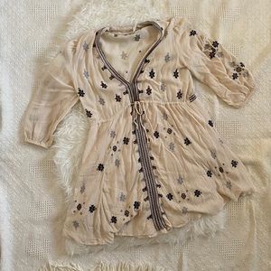 Free People cream dress/tunic